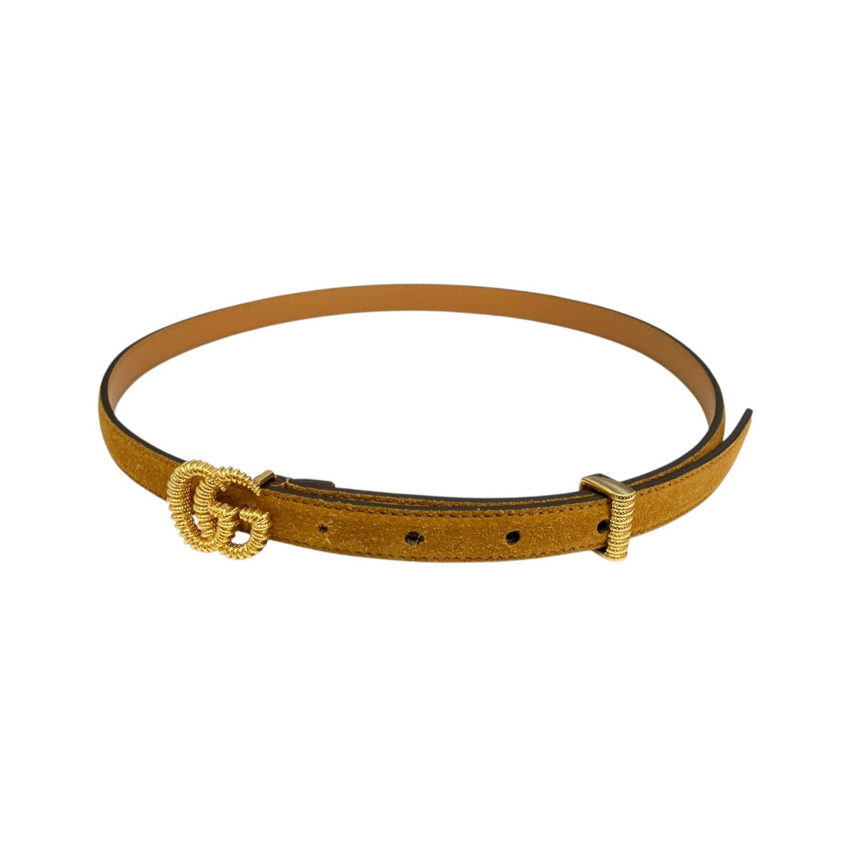 GUCCI GGマーモント スエードレザーベルト 602071 古着・中古-1枚目のアイテム画像