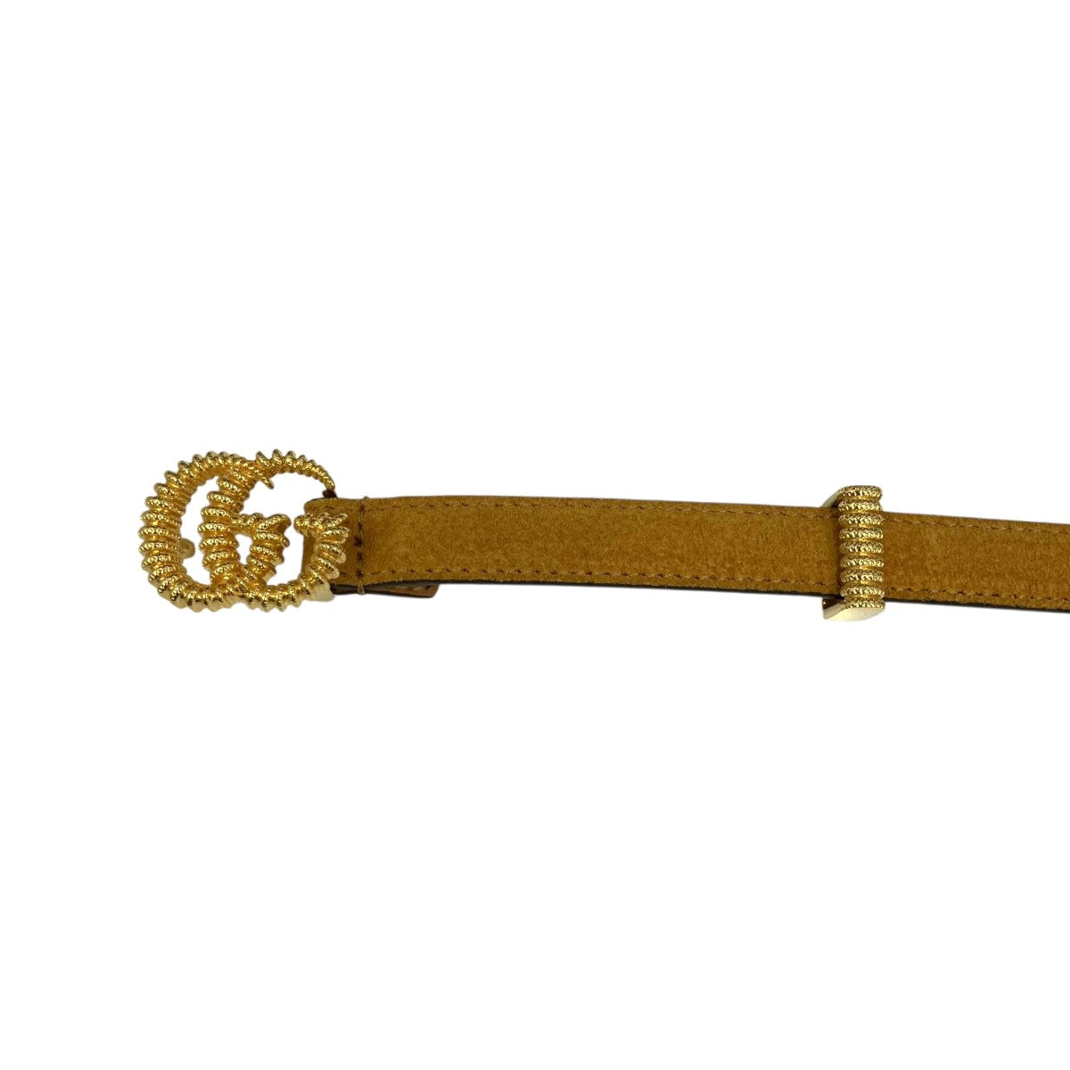GUCCI GGマーモント スエードレザーベルト 602071 古着・中古-2枚目のアイテム画像