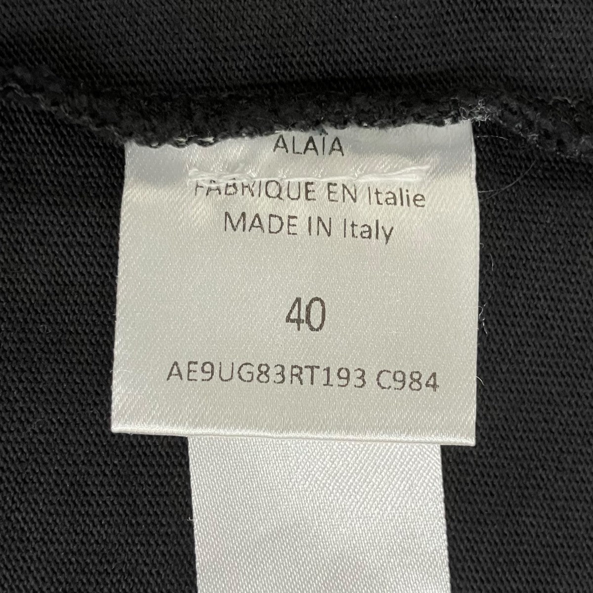 ALAIA 半袖TシャツAE9UG83RT193 古着・中古-5枚目のアイテム画像