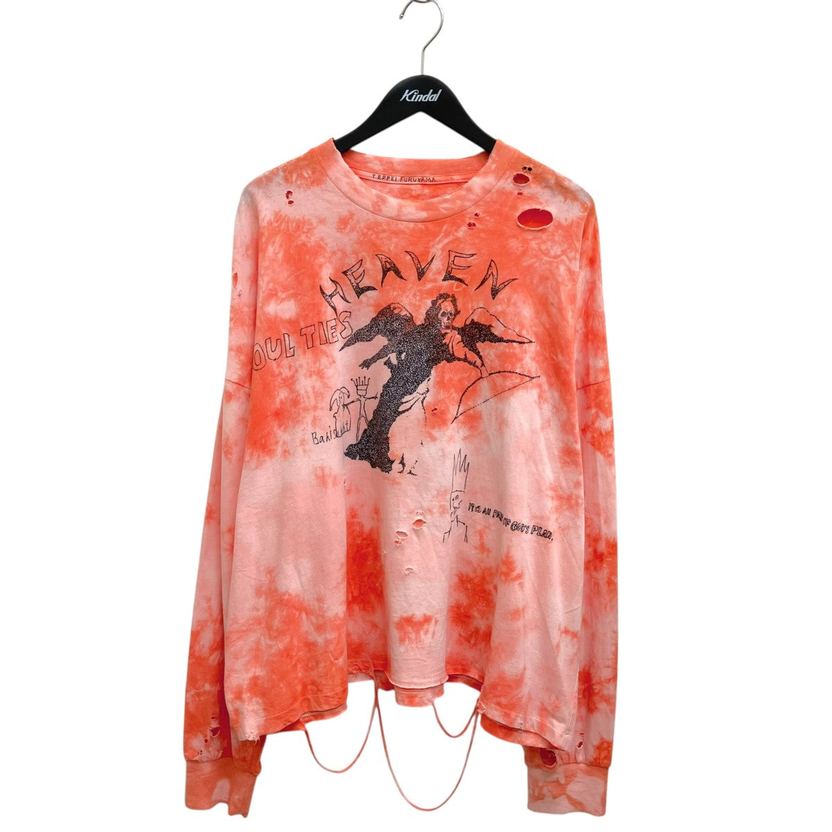 BLEACH CRASH SLEEVE TEEタイダイ長袖Tシャツ