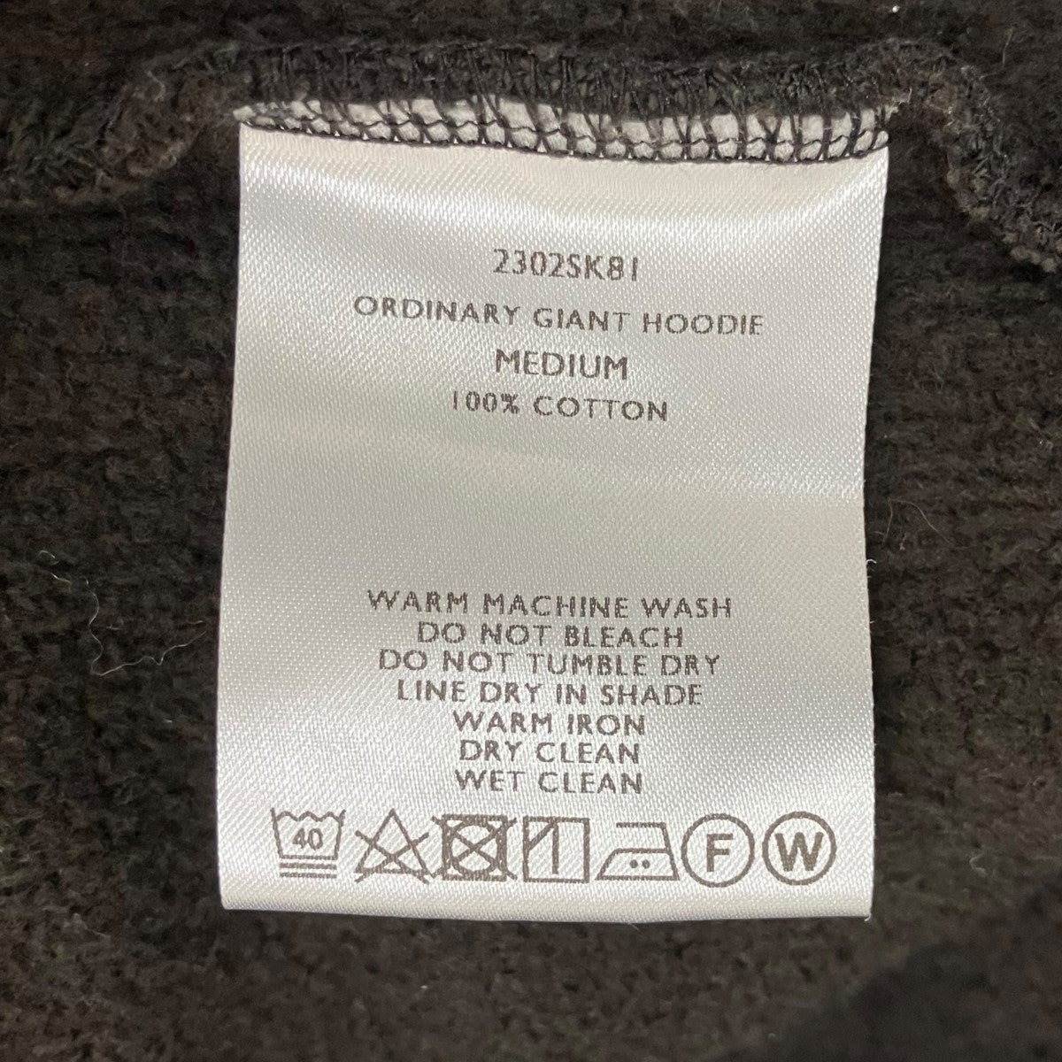 ORDINARY GIANT HOODIEパーカー2302SK81