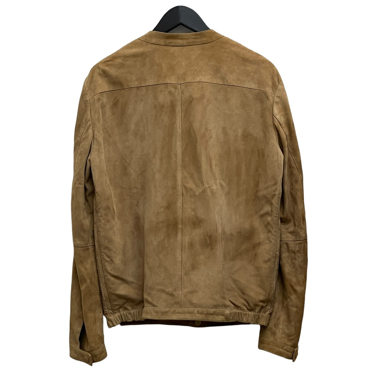 FENDI GRID CUT LEATHER ZIP JACKET FPG138 J62 古着・中古-2枚目のアイテム画像