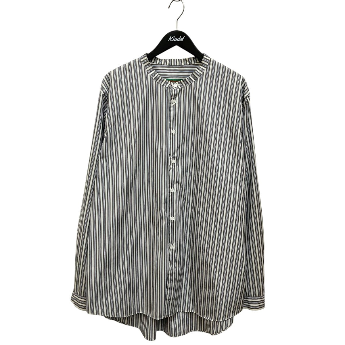 CASEY CASEY WAGA SHIRTバンドカラーシャツ14HC168 古着・中古-1枚目のアイテム画像