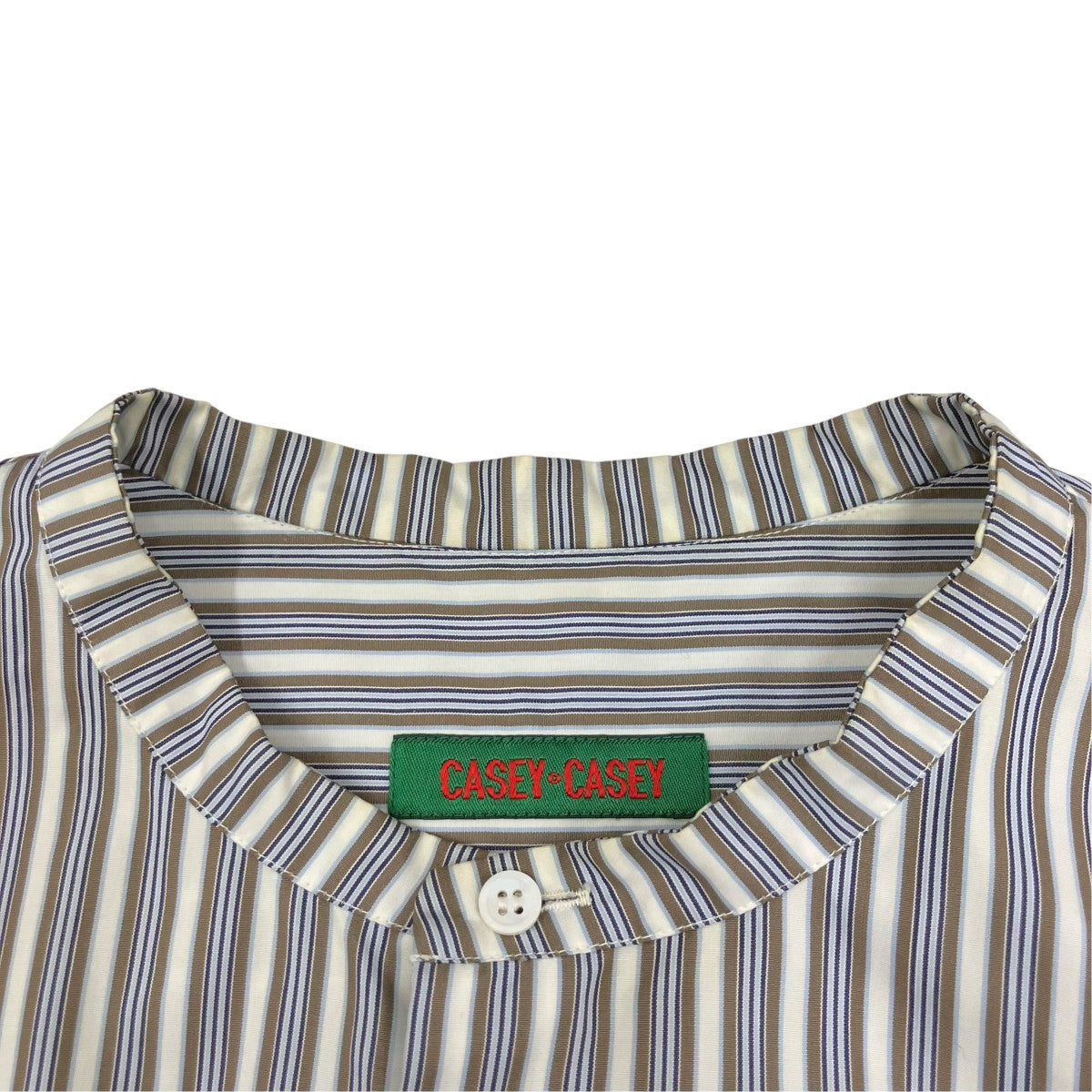 CASEY CASEY WAGA SHIRTバンドカラーシャツ14HC168 古着・中古-5枚目のアイテム画像