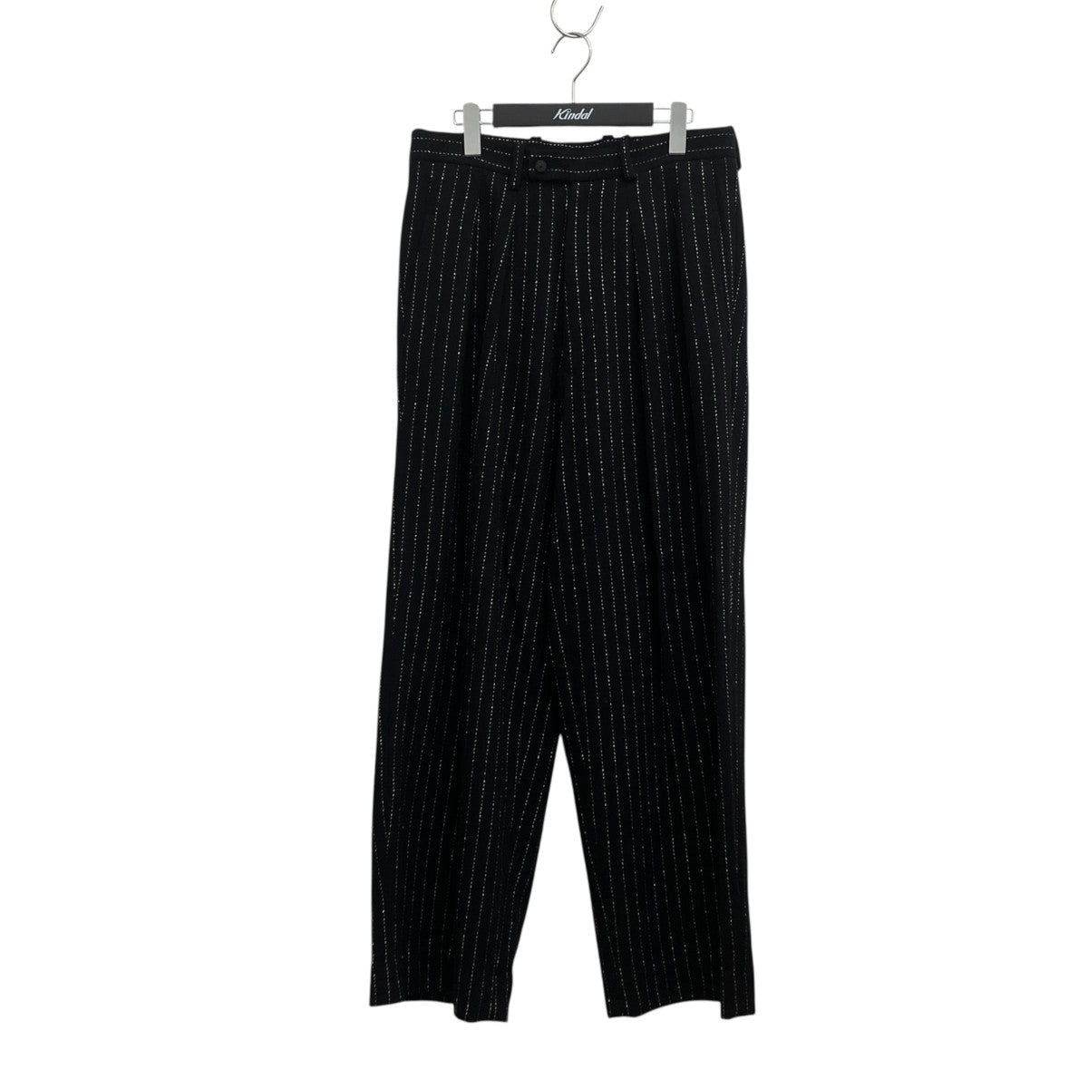 TUCKED BAGGY PANTSスラックス242204BKM