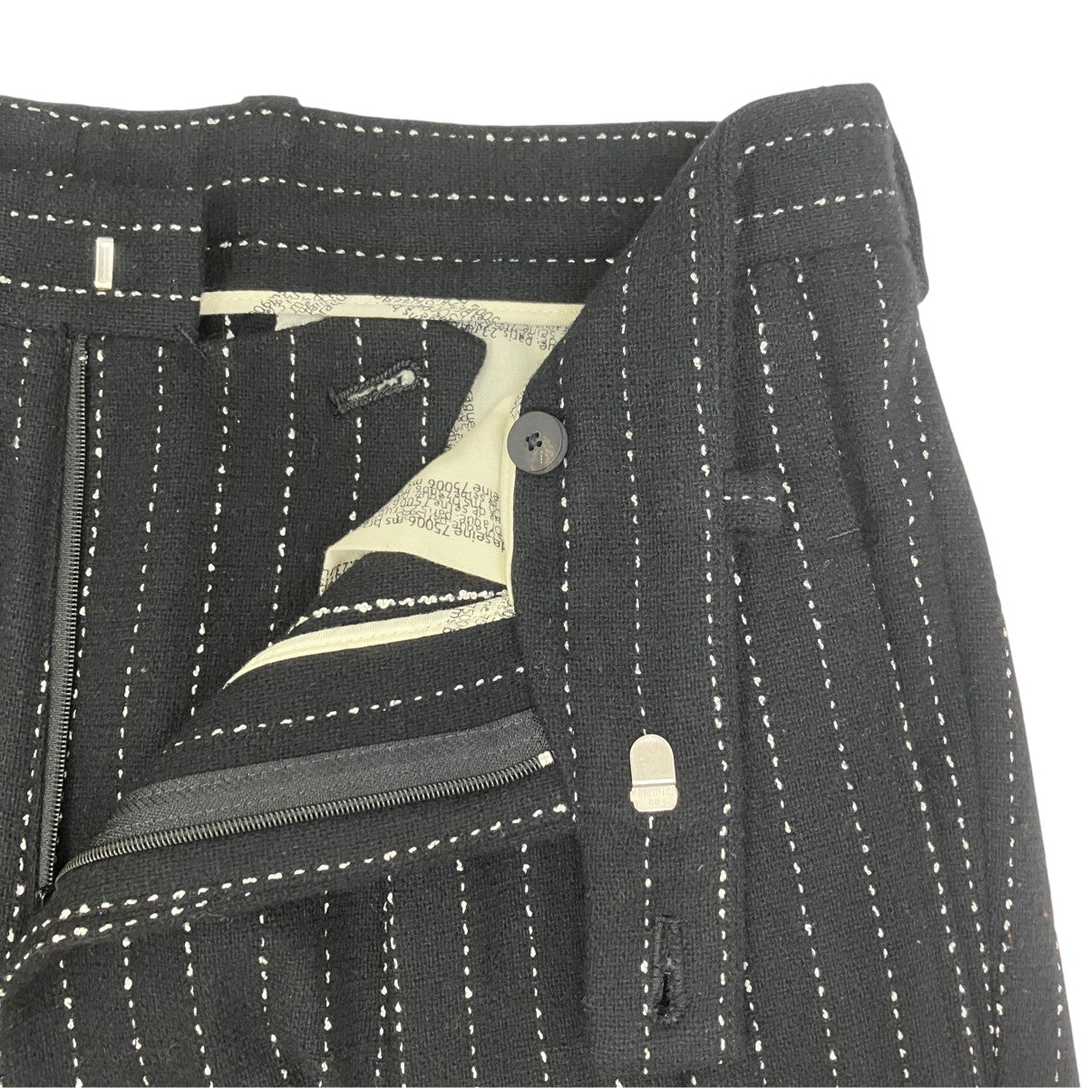 TUCKED BAGGY PANTSスラックス242204BKM