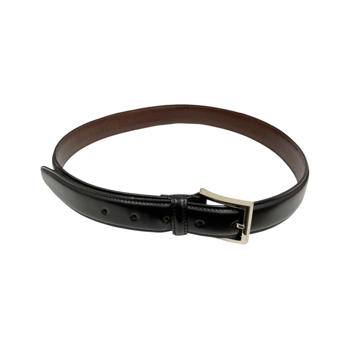 International Gallery BEAMS GENUINE SHELL CORDOVANレザーベルト 古着・中古-1枚目のアイテム画像