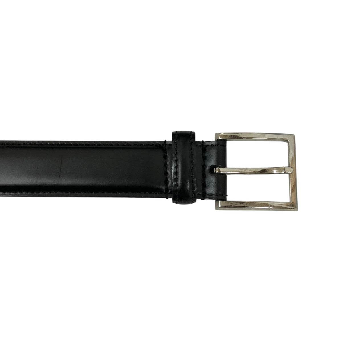 International Gallery BEAMS GENUINE SHELL CORDOVANレザーベルト 古着・中古-2枚目のアイテム画像