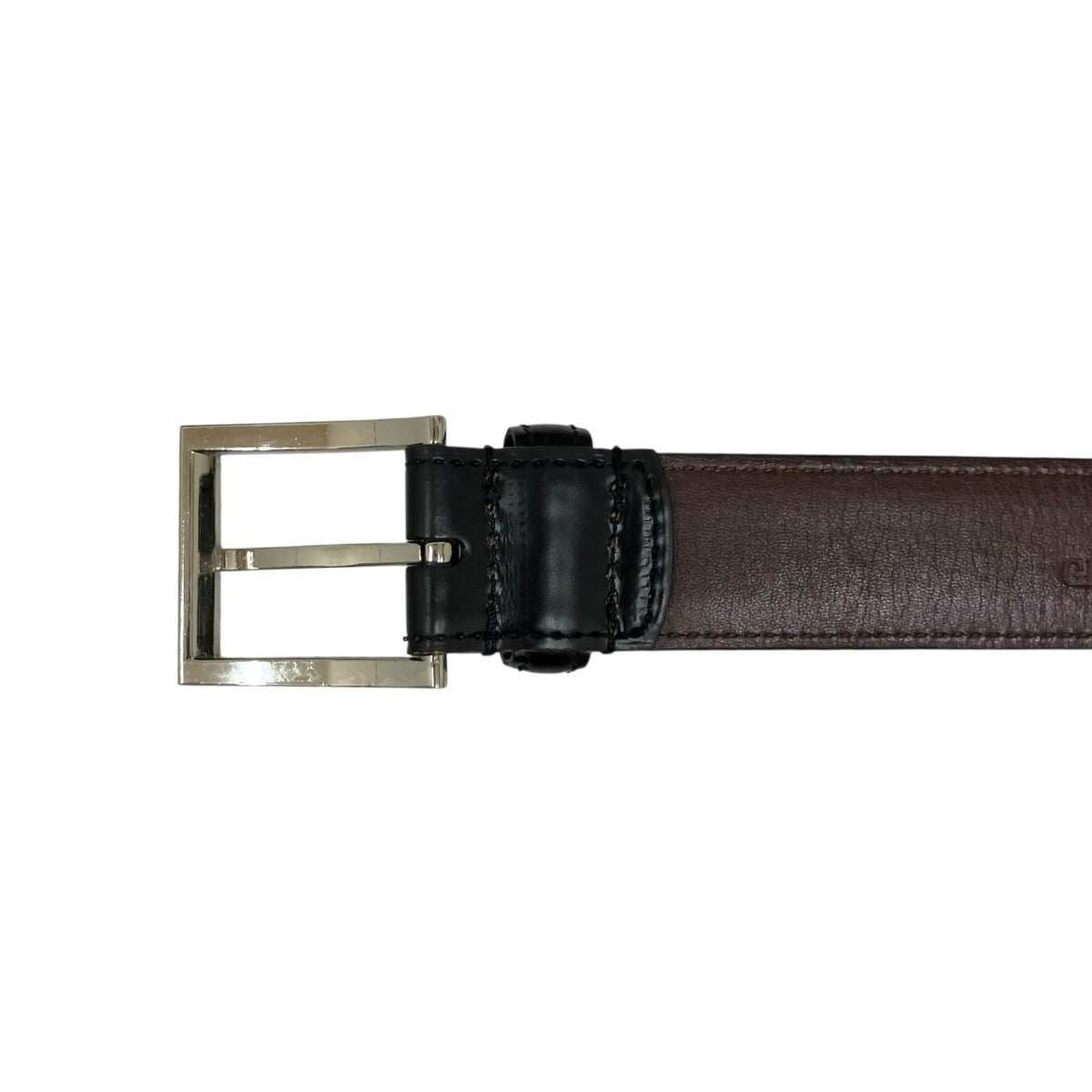 International Gallery BEAMS GENUINE SHELL CORDOVANレザーベルト 古着・中古-4枚目のアイテム画像
