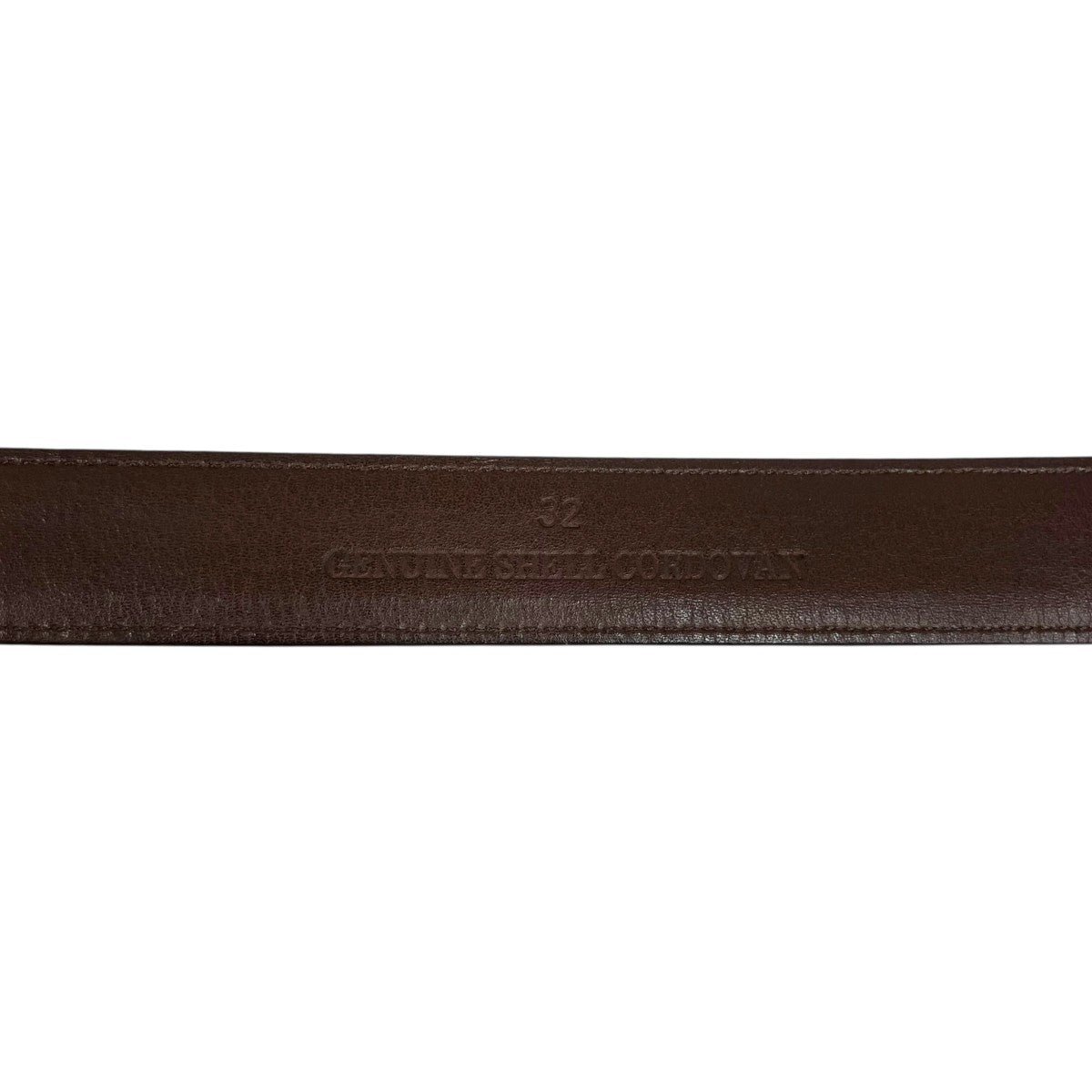 International Gallery BEAMS GENUINE SHELL CORDOVANレザーベルト 古着・中古-5枚目のアイテム画像