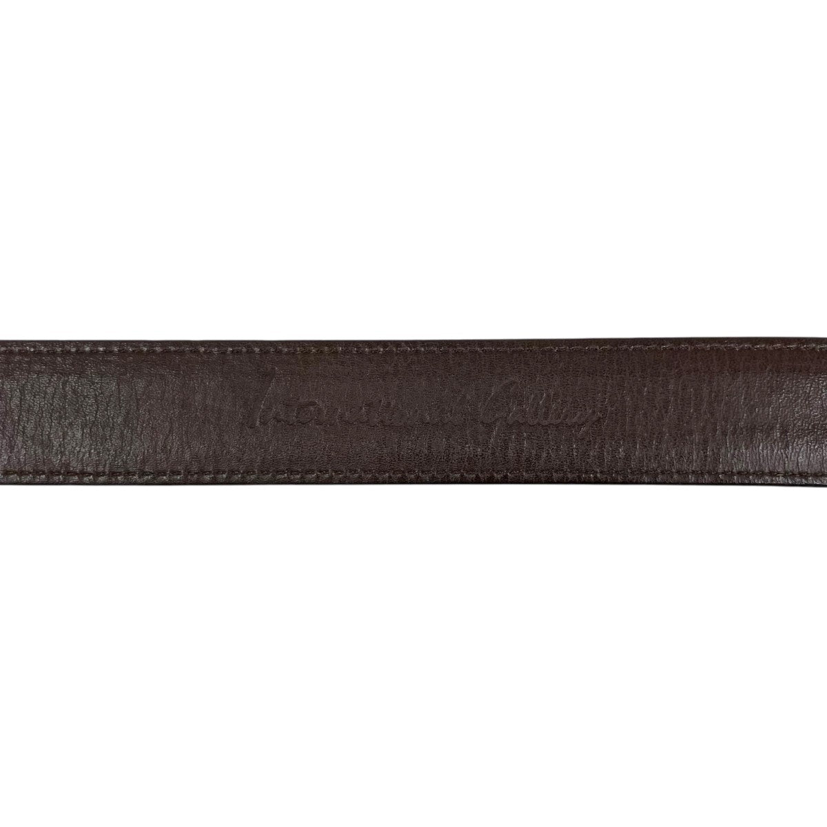 International Gallery BEAMS GENUINE SHELL CORDOVANレザーベルト 古着・中古-6枚目のアイテム画像