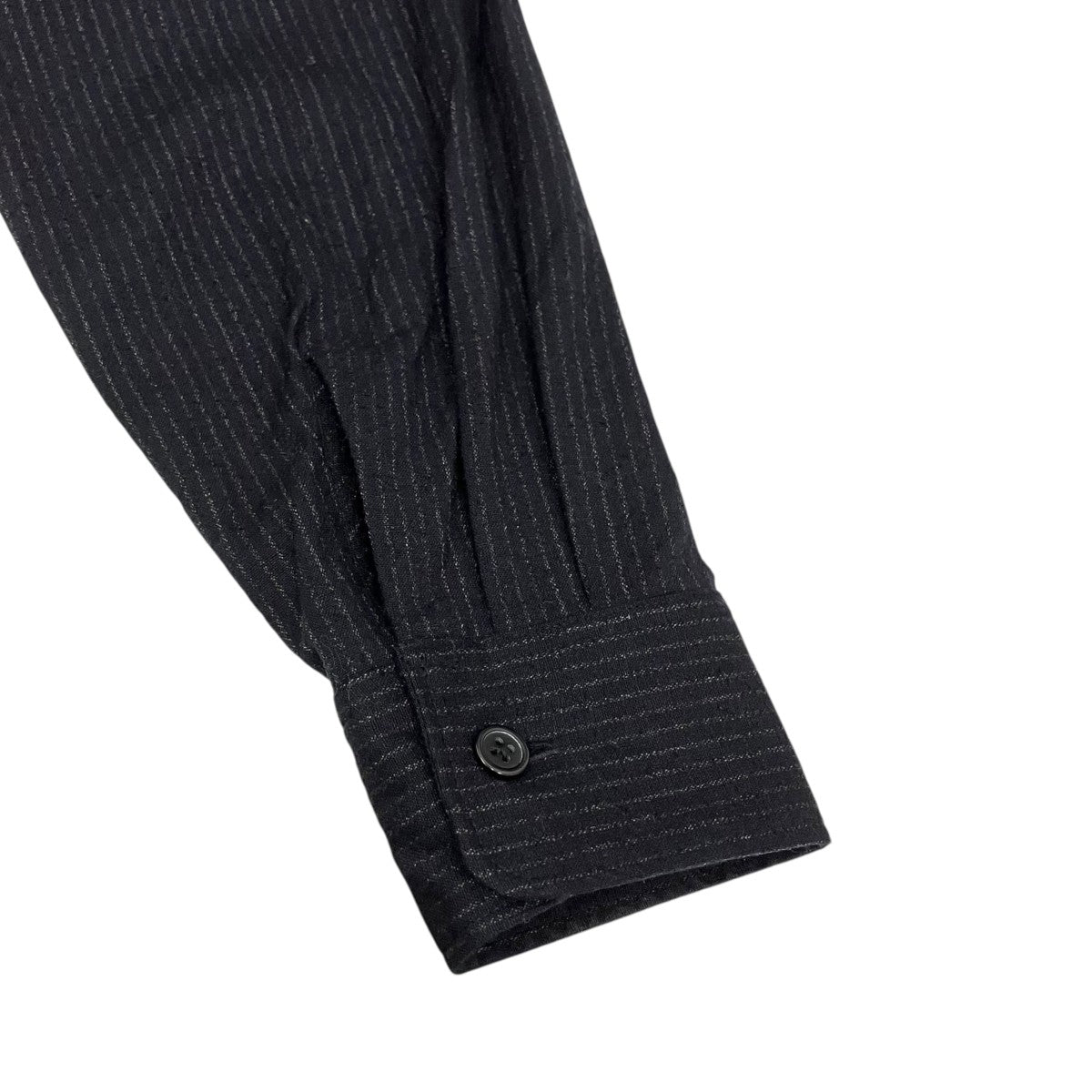 ULTERIOR 25SSSILK WOOL STRIPED OX O C SHIRT長袖シャツULSH56-KA188-A 古着・中古-4枚目のアイテム画像