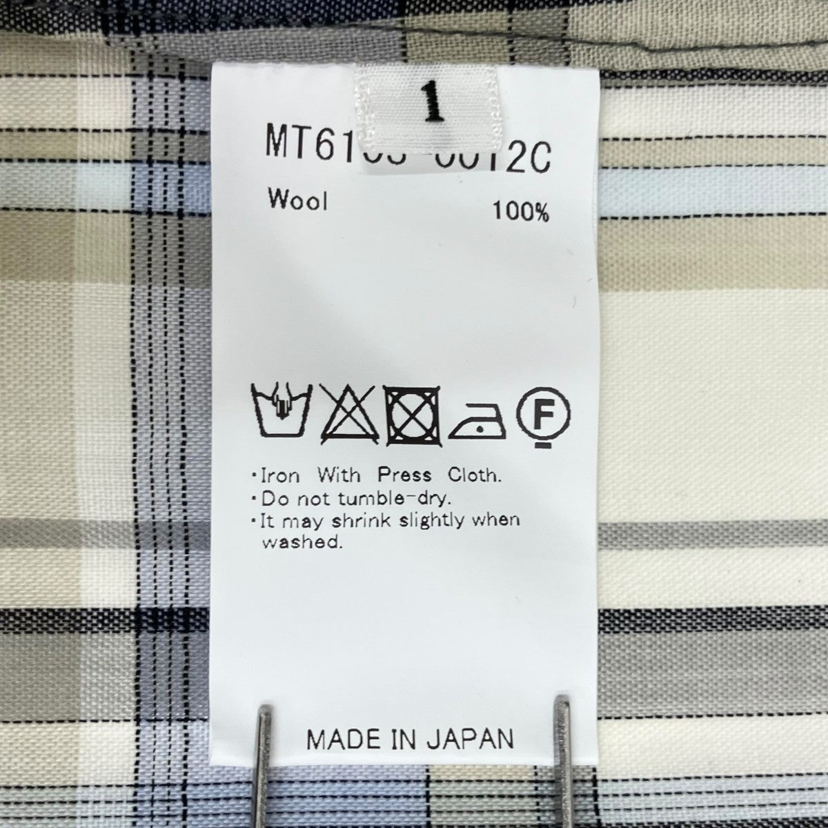MAATEE＆SONS 折って折ってJACKETチェックシャツジャケットMT6103-0012C 古着・中古-5枚目のアイテム画像