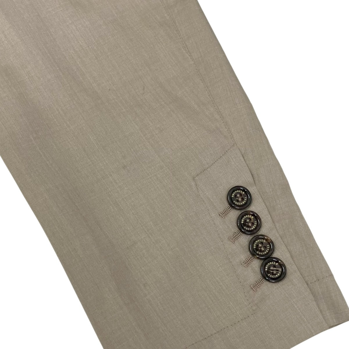 BRUNELLO CUCINELLI ウールシルクテーラードジャケット 古着・中古-4枚目のアイテム画像