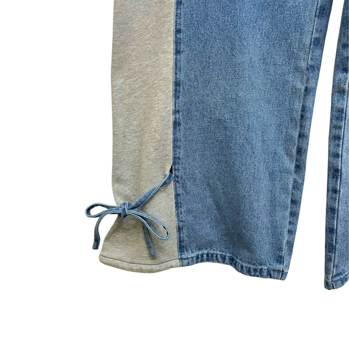 SIDE SWITCH 2WAY RIBBON DENIM PANTSデニムパンツ0125108930750