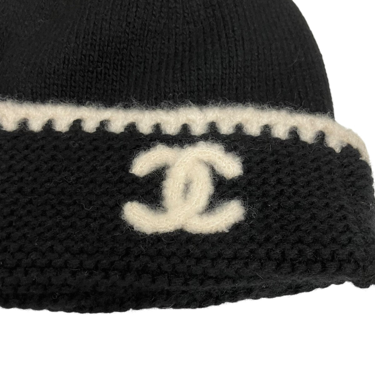 CHANEL ココマークカシミアニットキャップ AA9203 B13196 古着・中古-3枚目のアイテム画像
