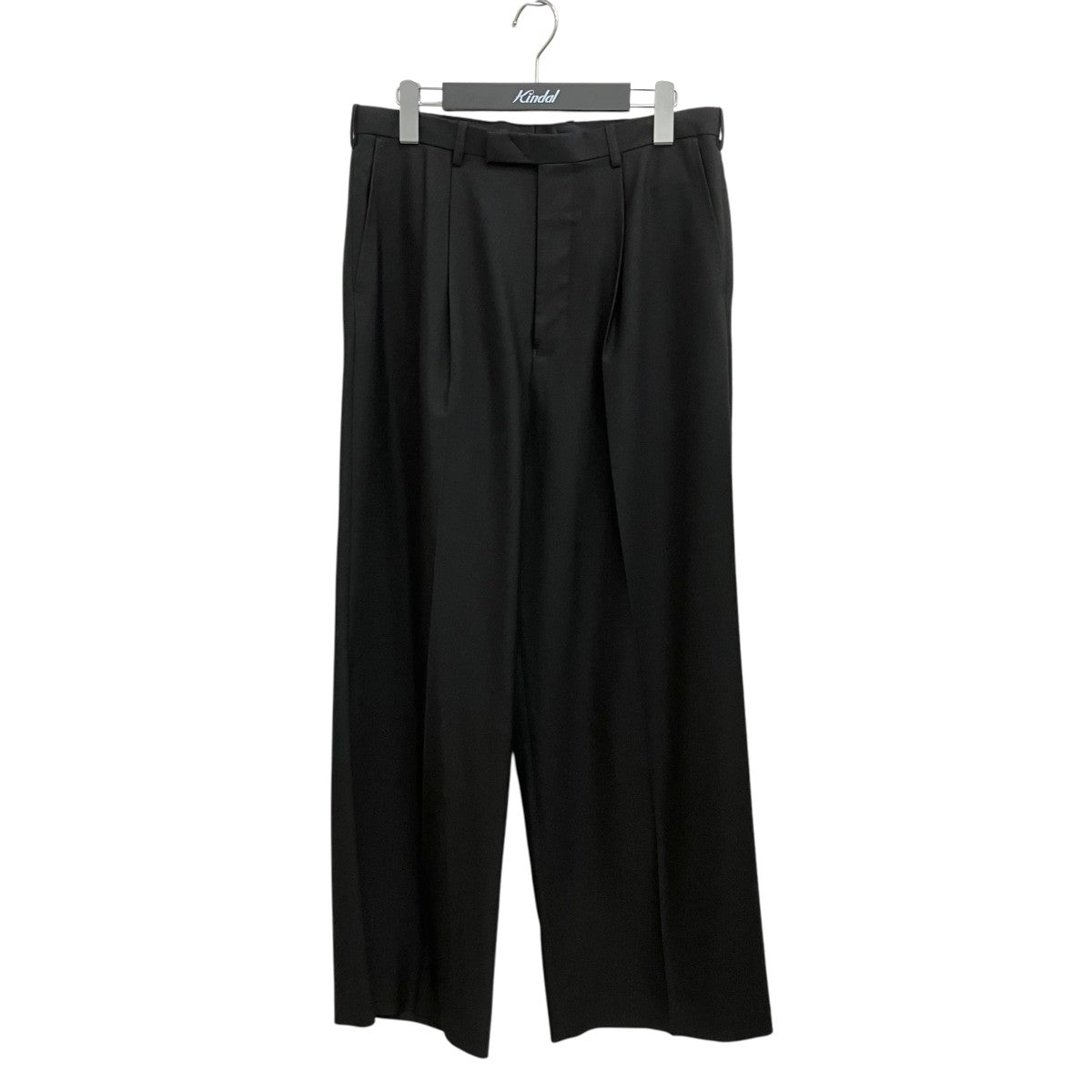 WOOL GABARDINE WIDE STRAIGHT SLACKSスラックス2126-557