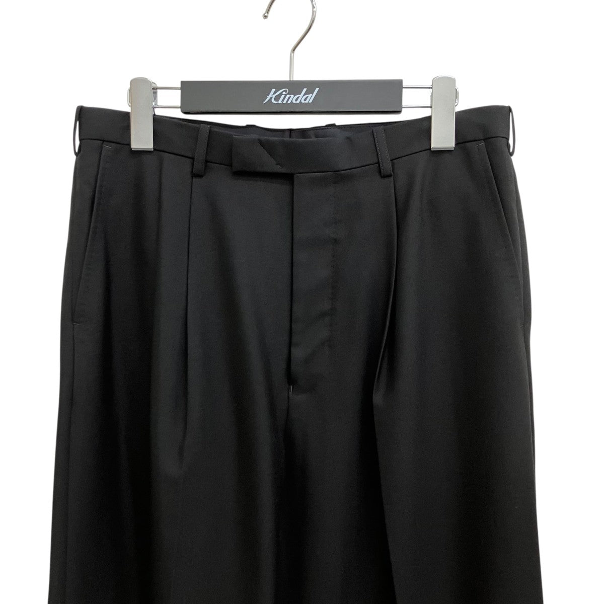 WOOL GABARDINE WIDE STRAIGHT SLACKSスラックス2126-557