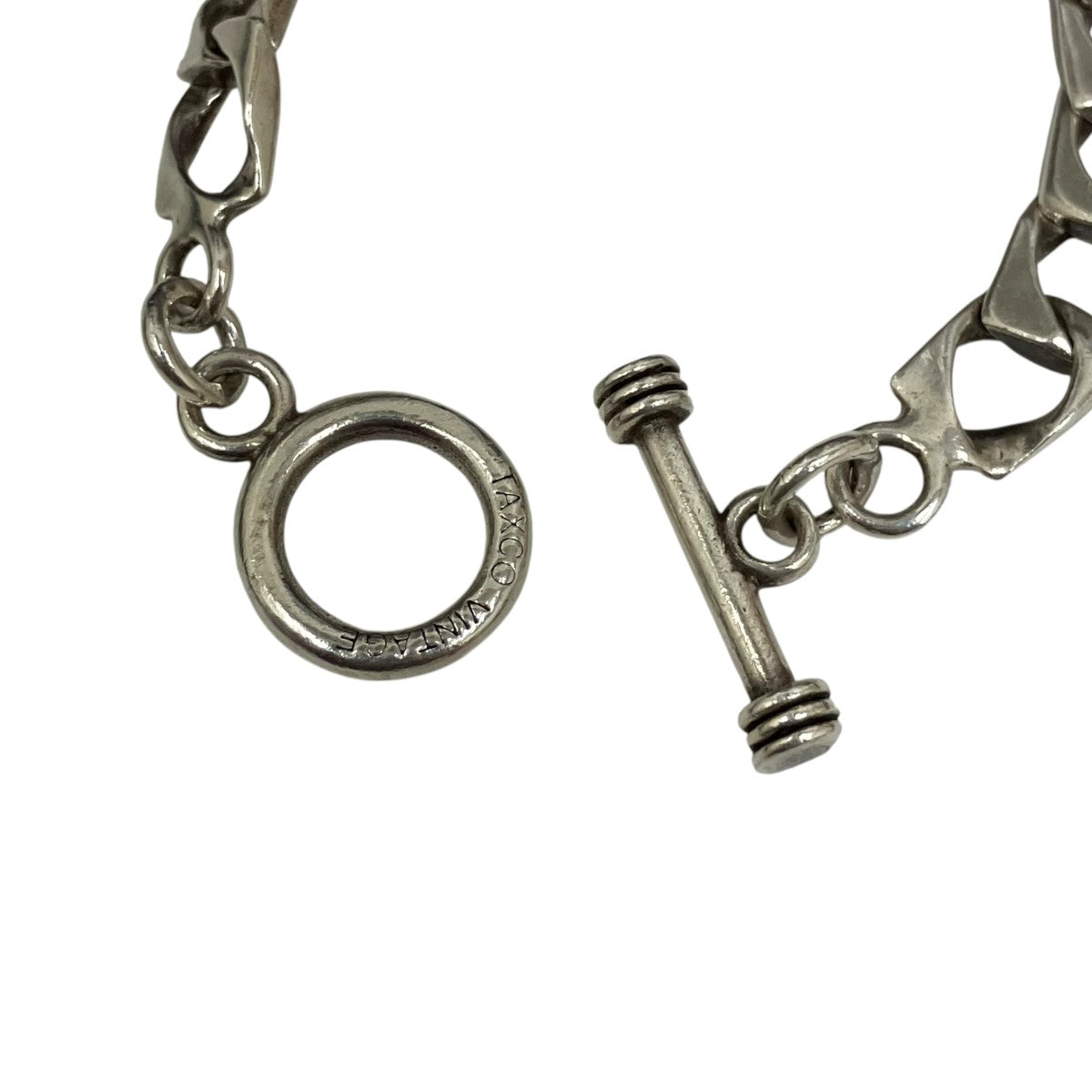 TAXCO VINTAGE sterling silver square link braceletブレスレット 古着・中古-4枚目のアイテム画像