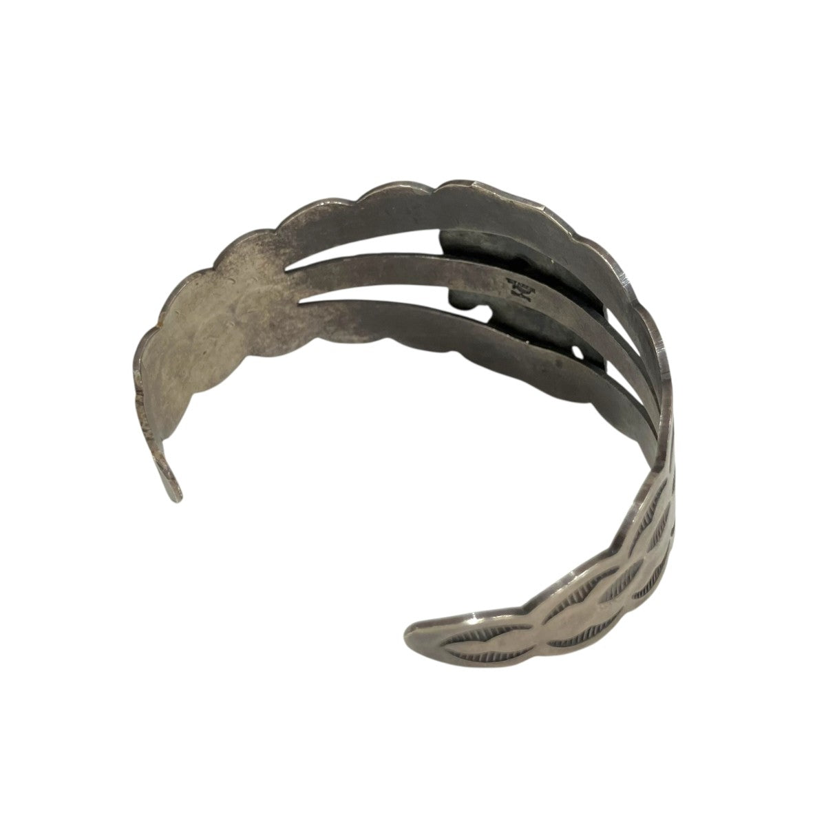 インディアンジュエリー Tim Yazzie Thunderbird Bangleバングル 古着・中古-2枚目のアイテム画像
