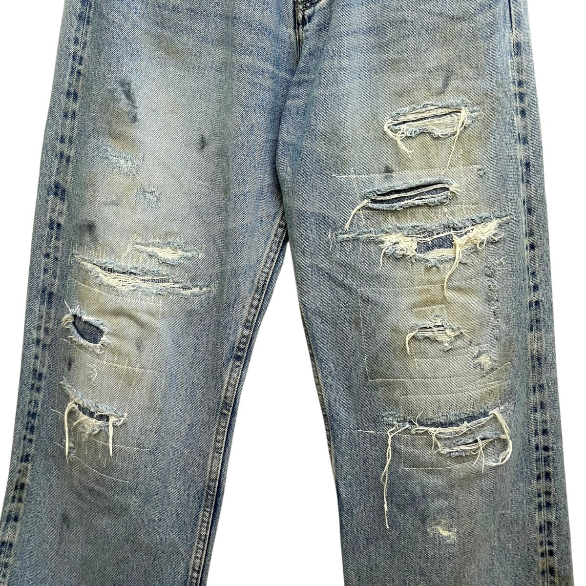 Repair Straight Denim Pantsデニムパンツ21AW D-5