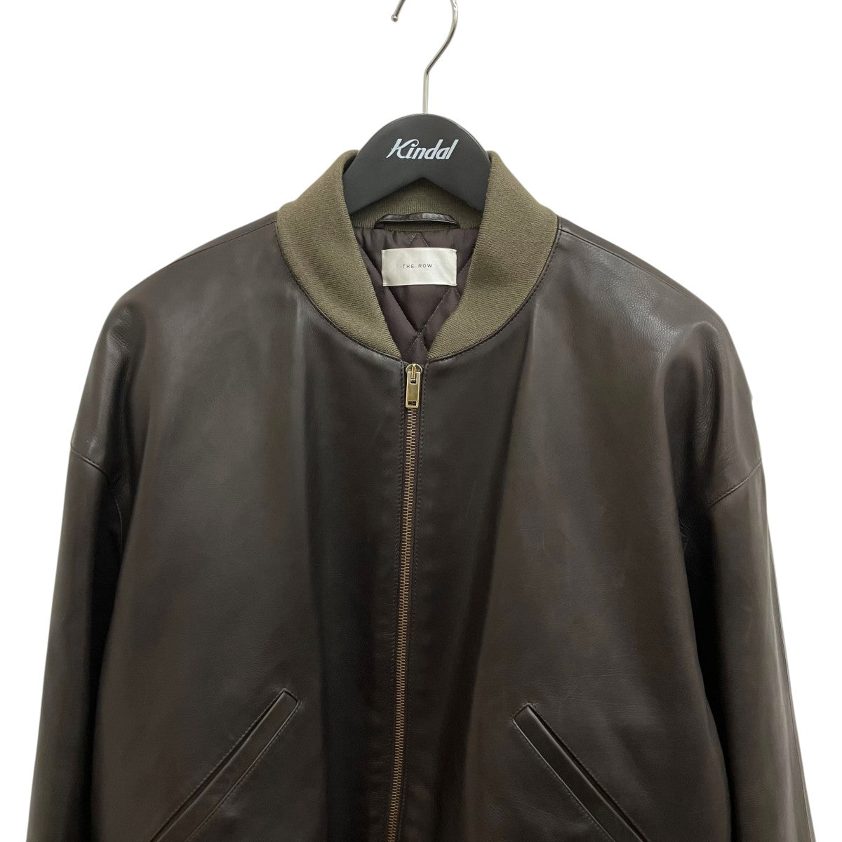 THE ROW Setsen Jacketレザーダウンジャケット1222 L644 古着・中古-3枚目のアイテム画像