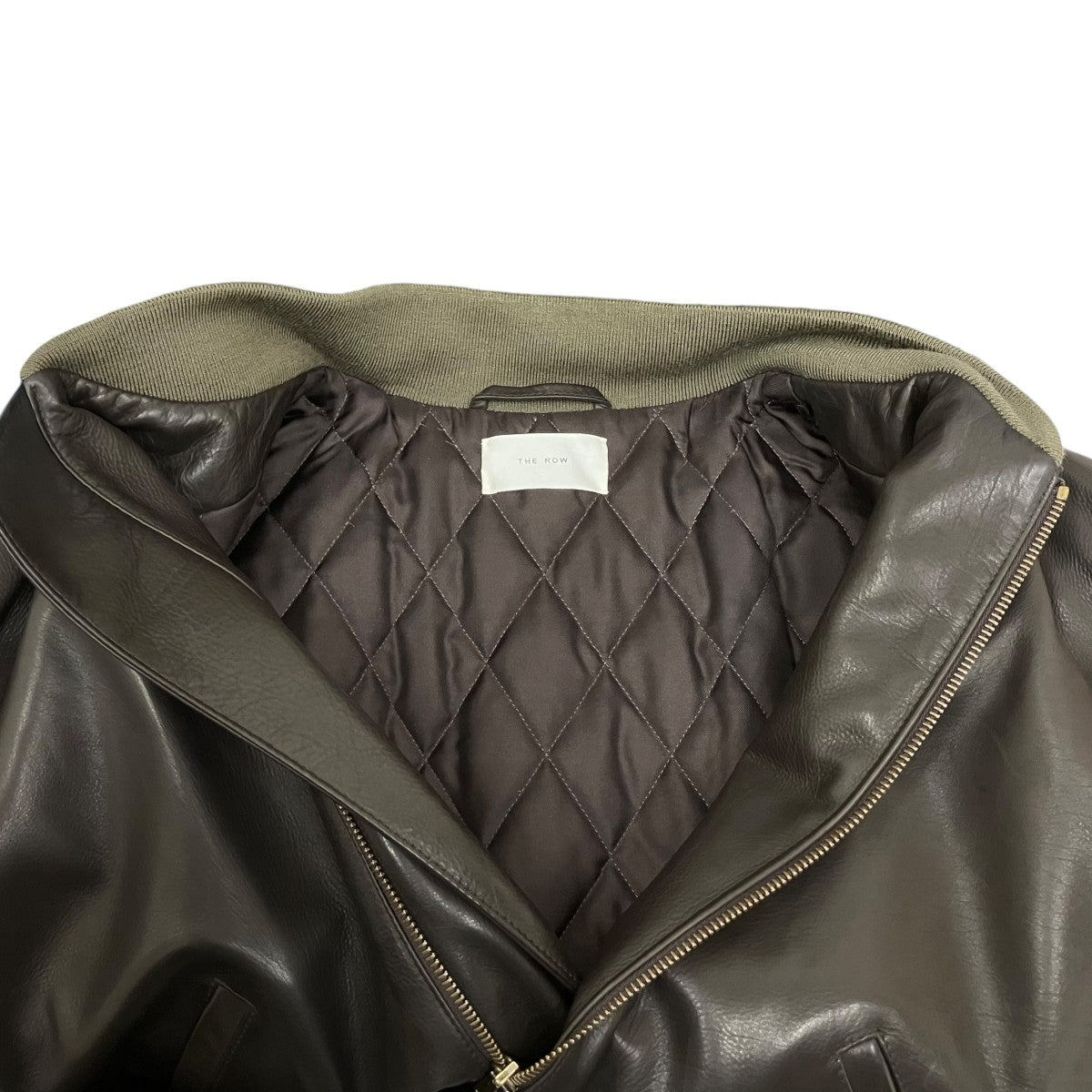 THE ROW Setsen Jacketレザーダウンジャケット1222 L644 古着・中古-9枚目のアイテム画像