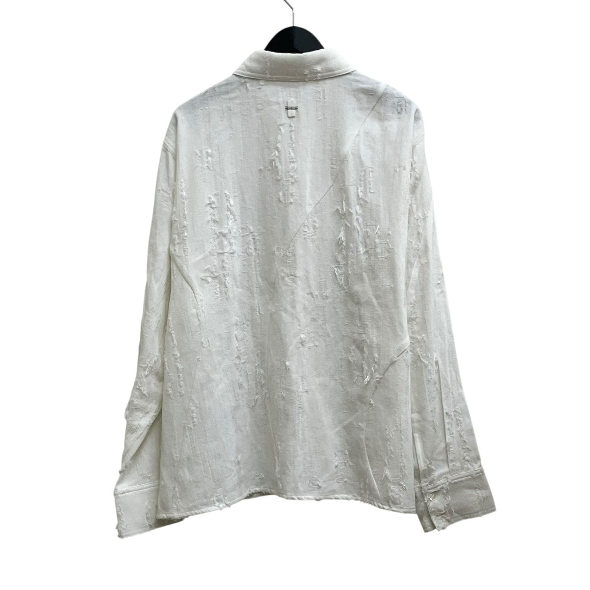 ADER error Distressed Shirt ／BO01FWSH0101OW 古着・中古-2枚目のアイテム画像