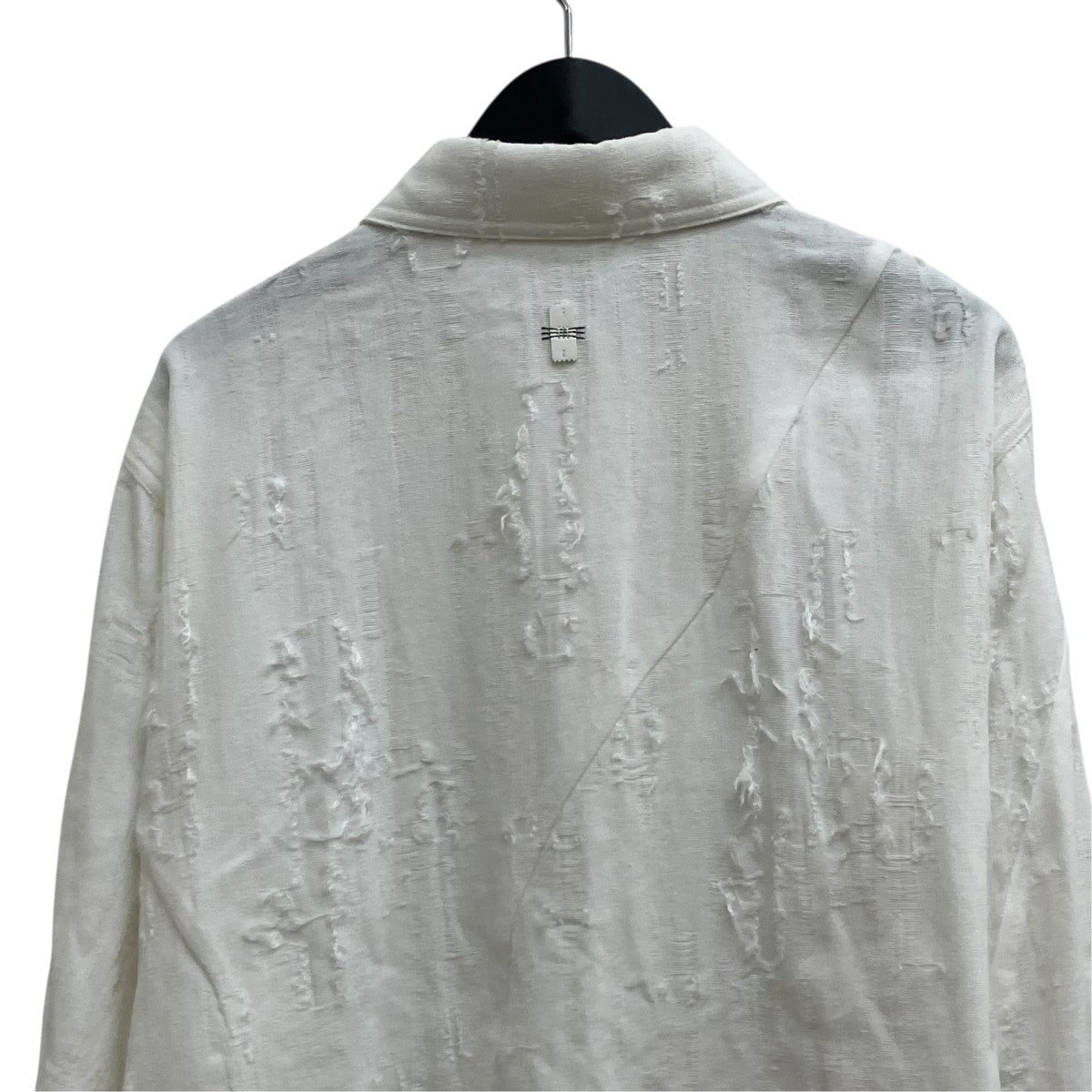 ADER error Distressed Shirt ／BO01FWSH0101OW 古着・中古-4枚目のアイテム画像