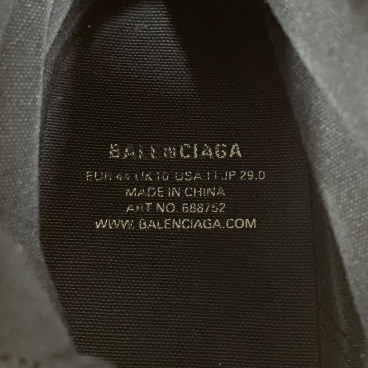 BALENCIAGA ハイカットスニーカー688752 古着・中古-10枚目のアイテム画像