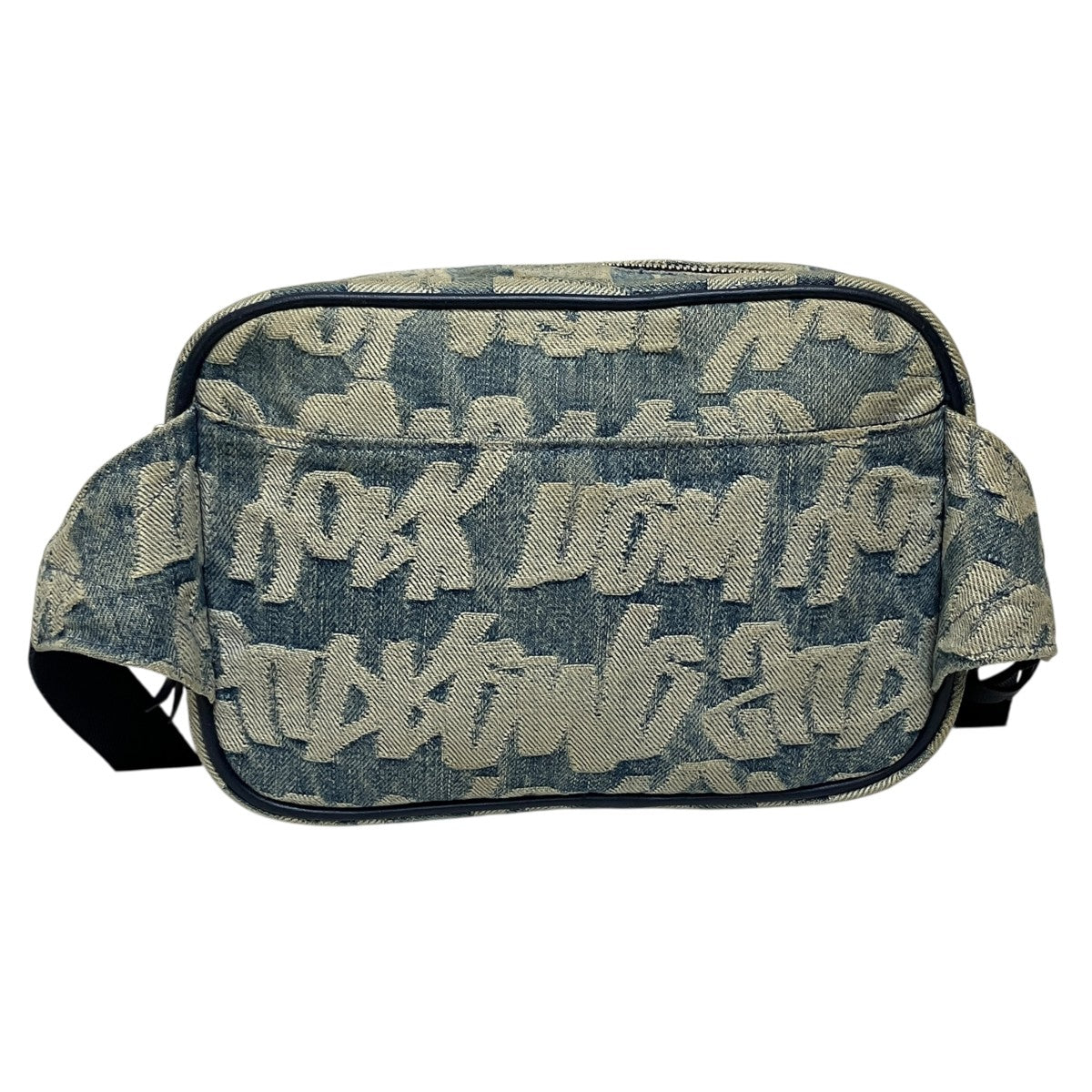 Fat Tip Jacquard Denim Waist Bag