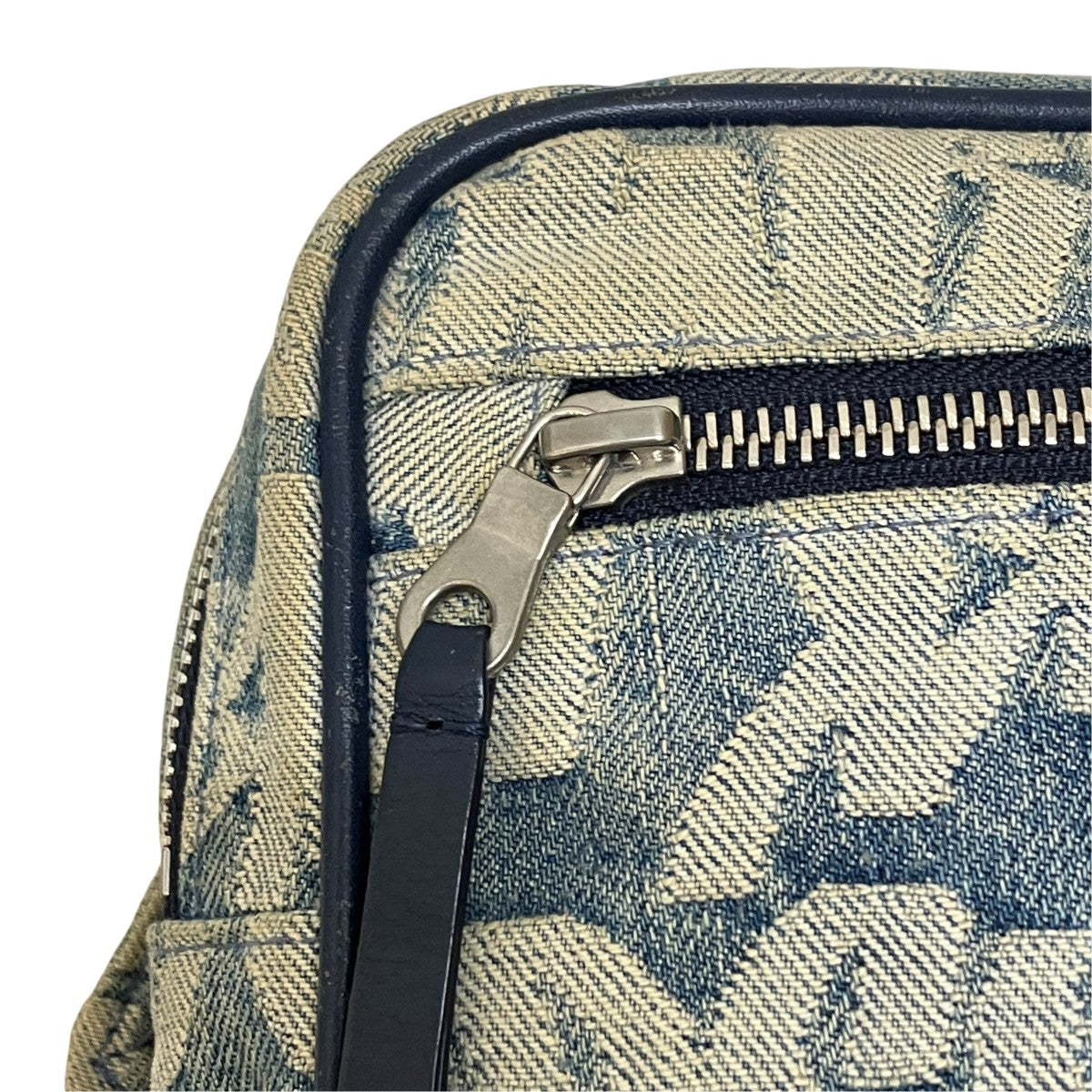 Fat Tip Jacquard Denim Waist Bag