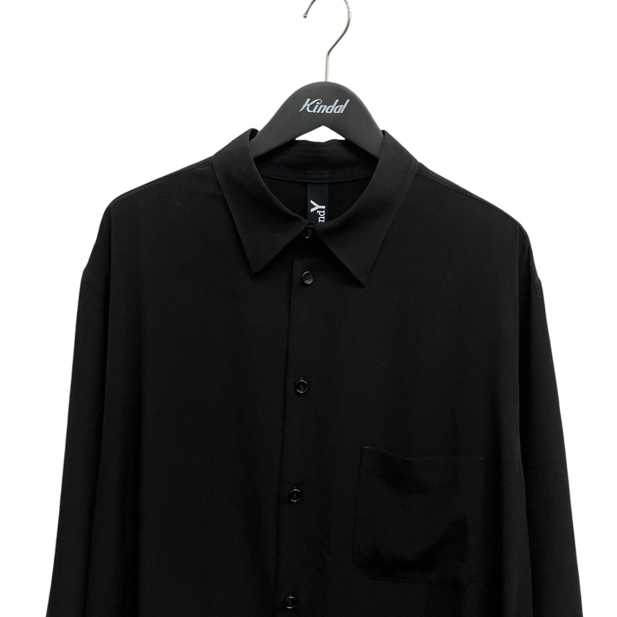 CREPE DE CHINE STANDARD ASYMMETRICAL FLARES SHIRT長袖シャツGP-B04-500
