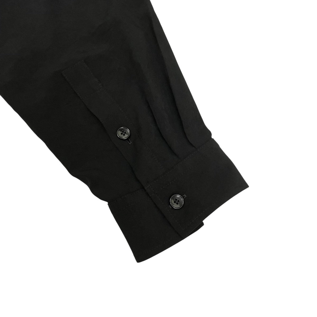 CREPE DE CHINE STANDARD ASYMMETRICAL FLARES SHIRT長袖シャツGP-B04-500