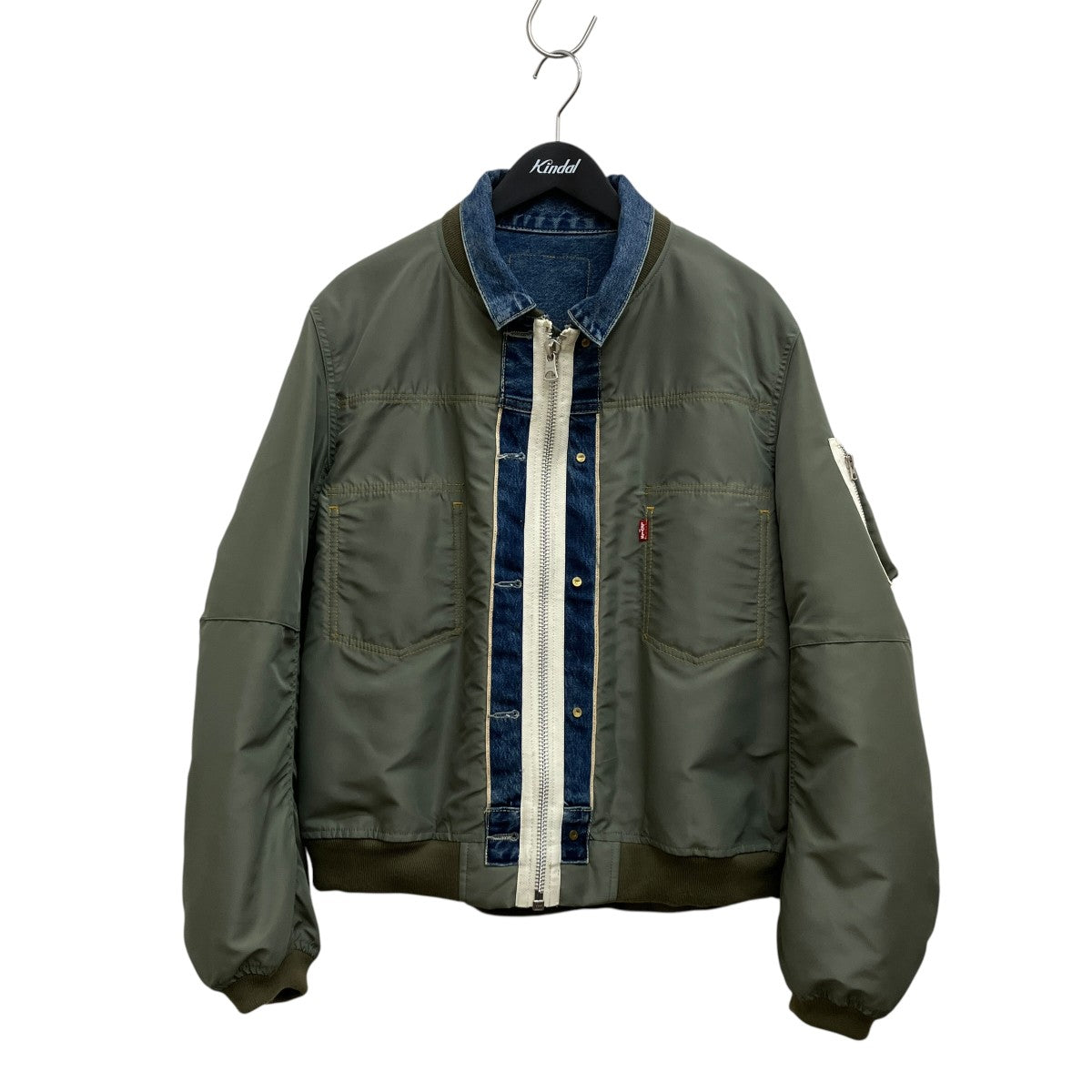 sacai×LEVI’S 25SS Denim x Nylon Twill Reversible Blouson PC9-0035K-0001 古着・中古-1枚目のアイテム画像