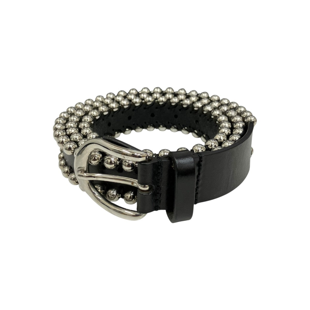 ISABEL MARANT Zap studed leather beltベルト 古着・中古-1枚目のアイテム画像