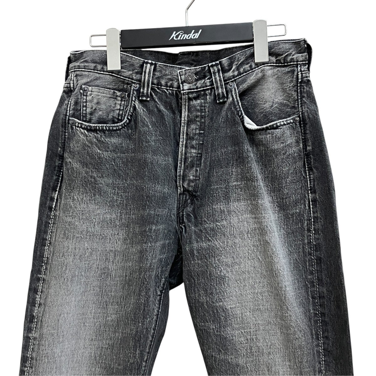 Straight Black Selvedge Denim 1101BK