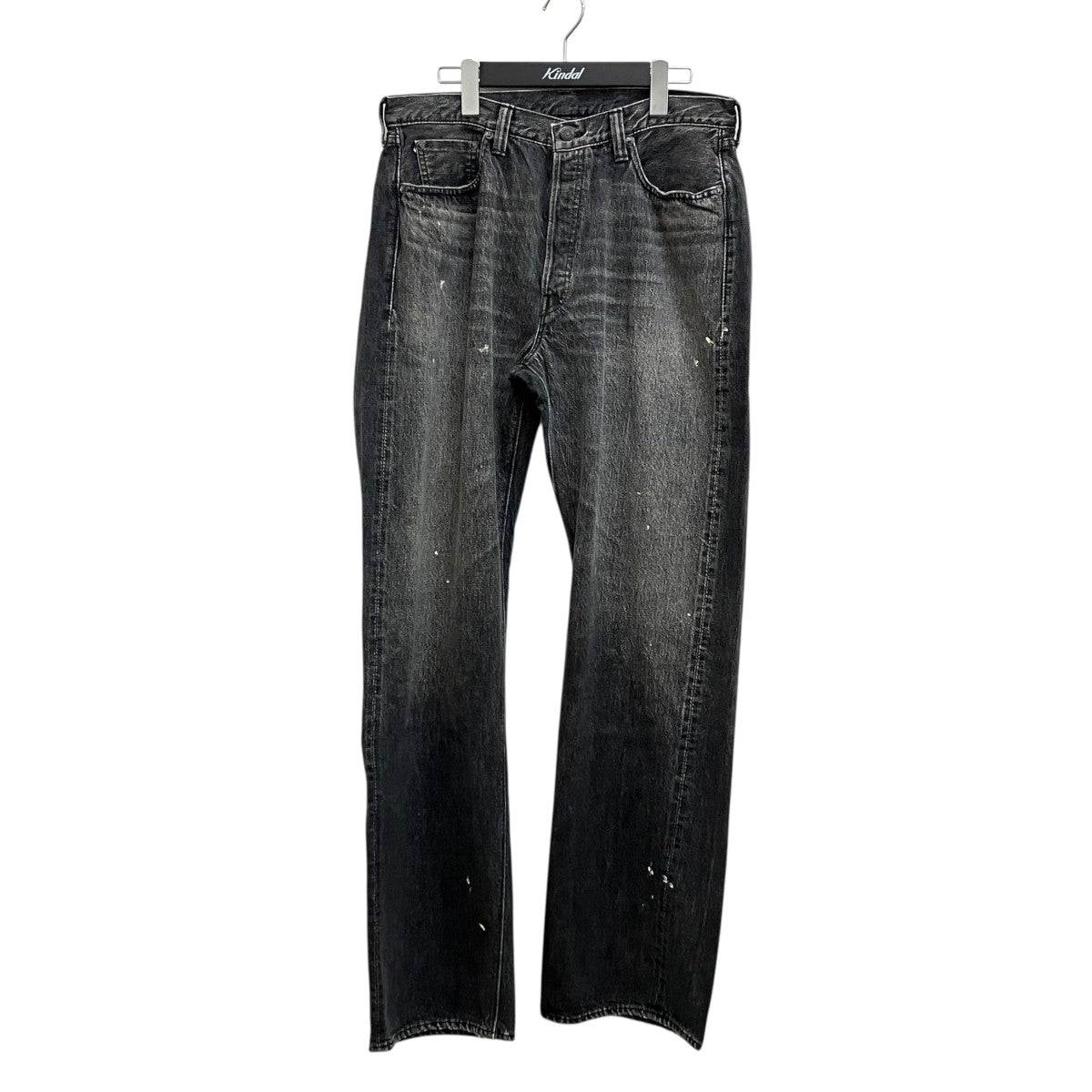 Wide Black Selvedge Denim 0105BK