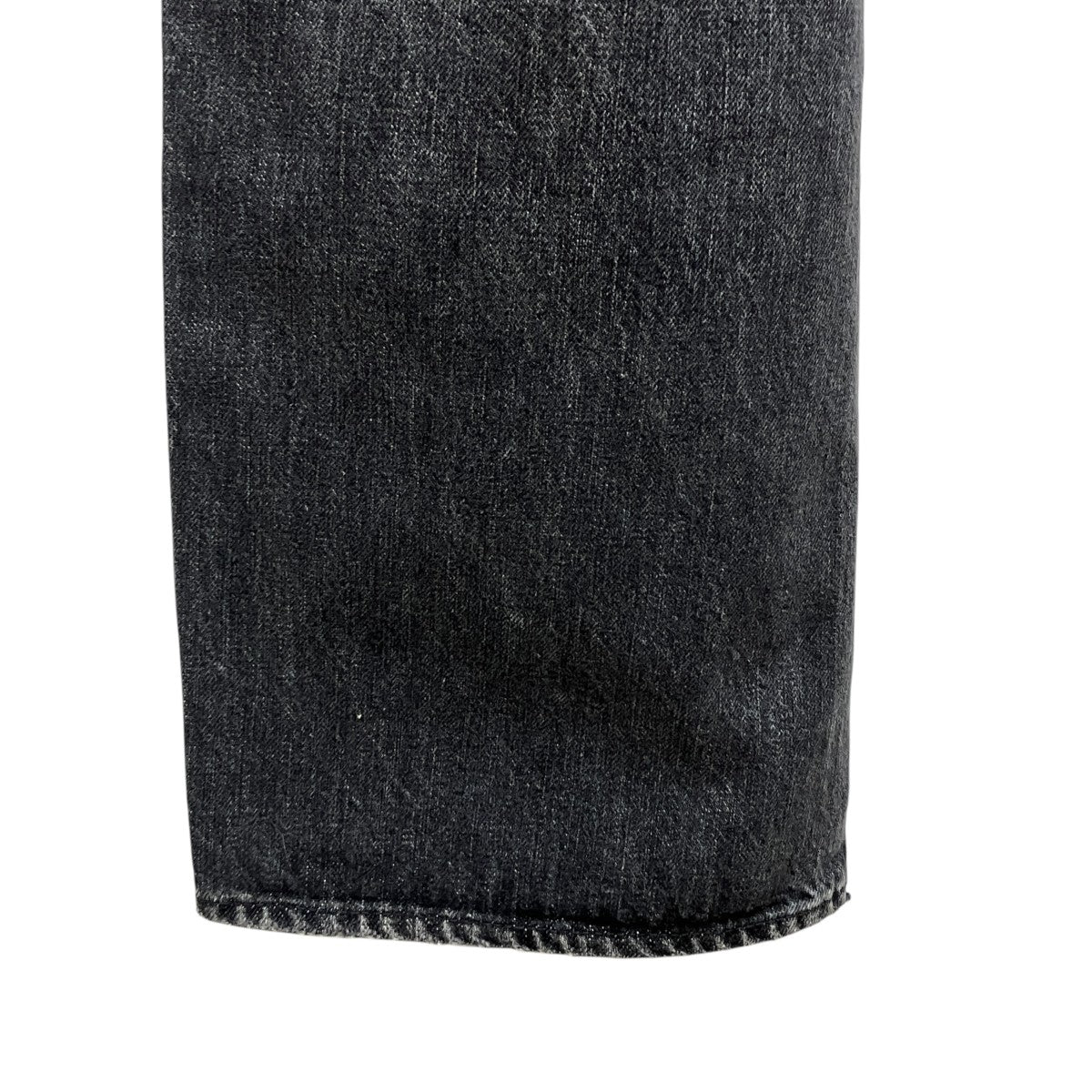 Wide Black Selvedge Denim 0105BK