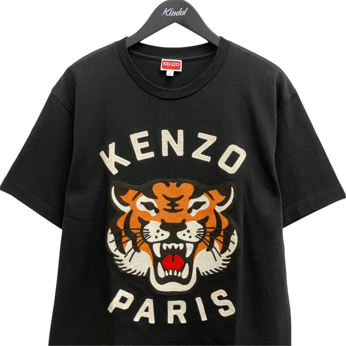 Lucky Tiger Embroidered T-Shirt半袖TシャツFE68TS0084SI