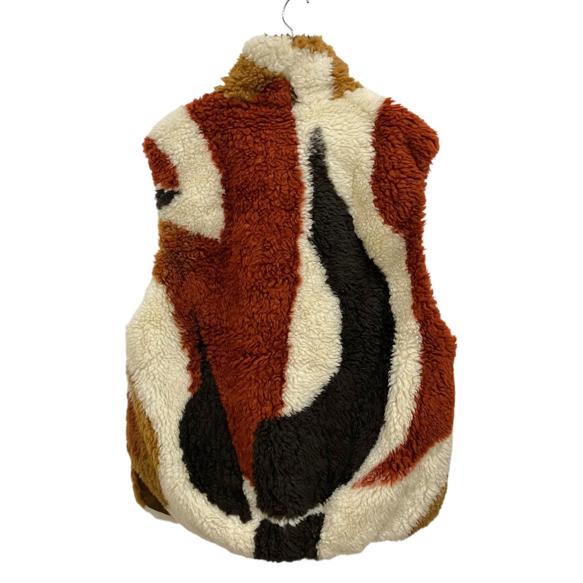 mame kurogouchi Silver Knitted Fluffy Wool Vest MM23FW-JK003 古着・中古-2枚目のアイテム画像