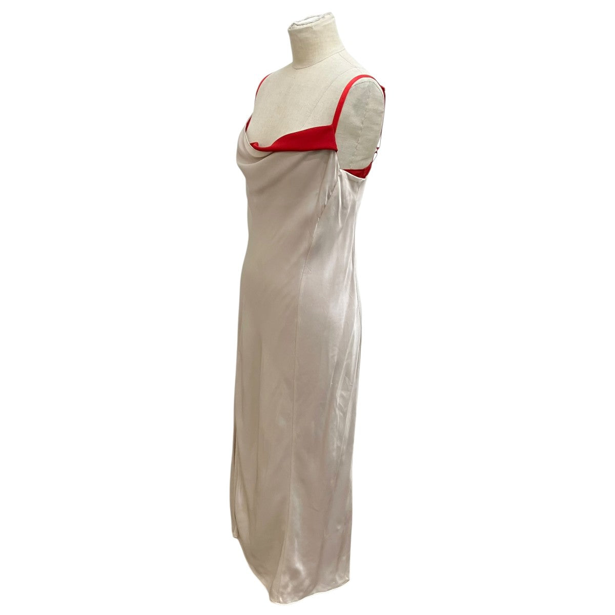 Satin Slip Midi DressキャミソールワンピースFN-WN-DRES000878