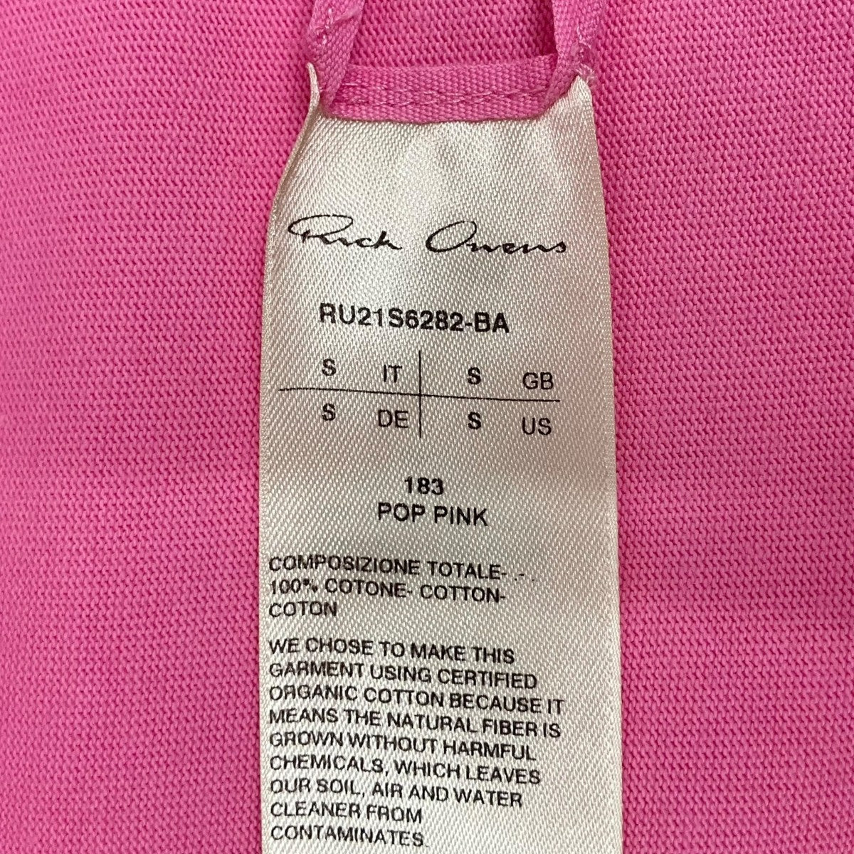 半袖TシャツRU21S6282-BA