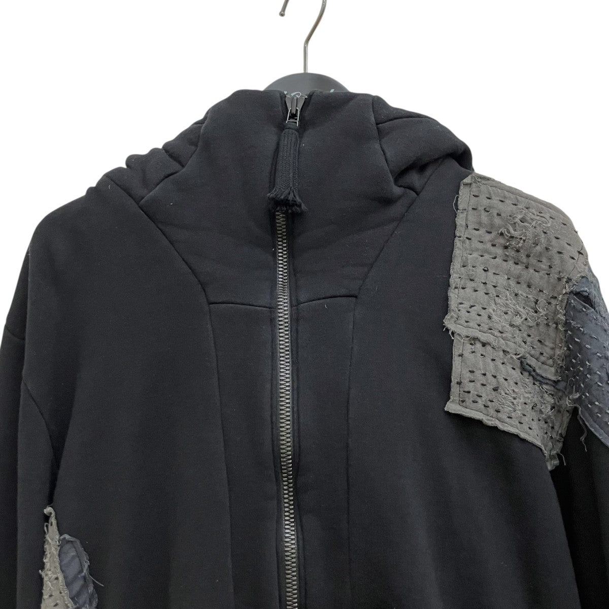 D．HYGEN Untwisted Fleece-Lined Padded Damaged Hooded Jacket ／ST101-0125A 古着・中古-3枚目のアイテム画像