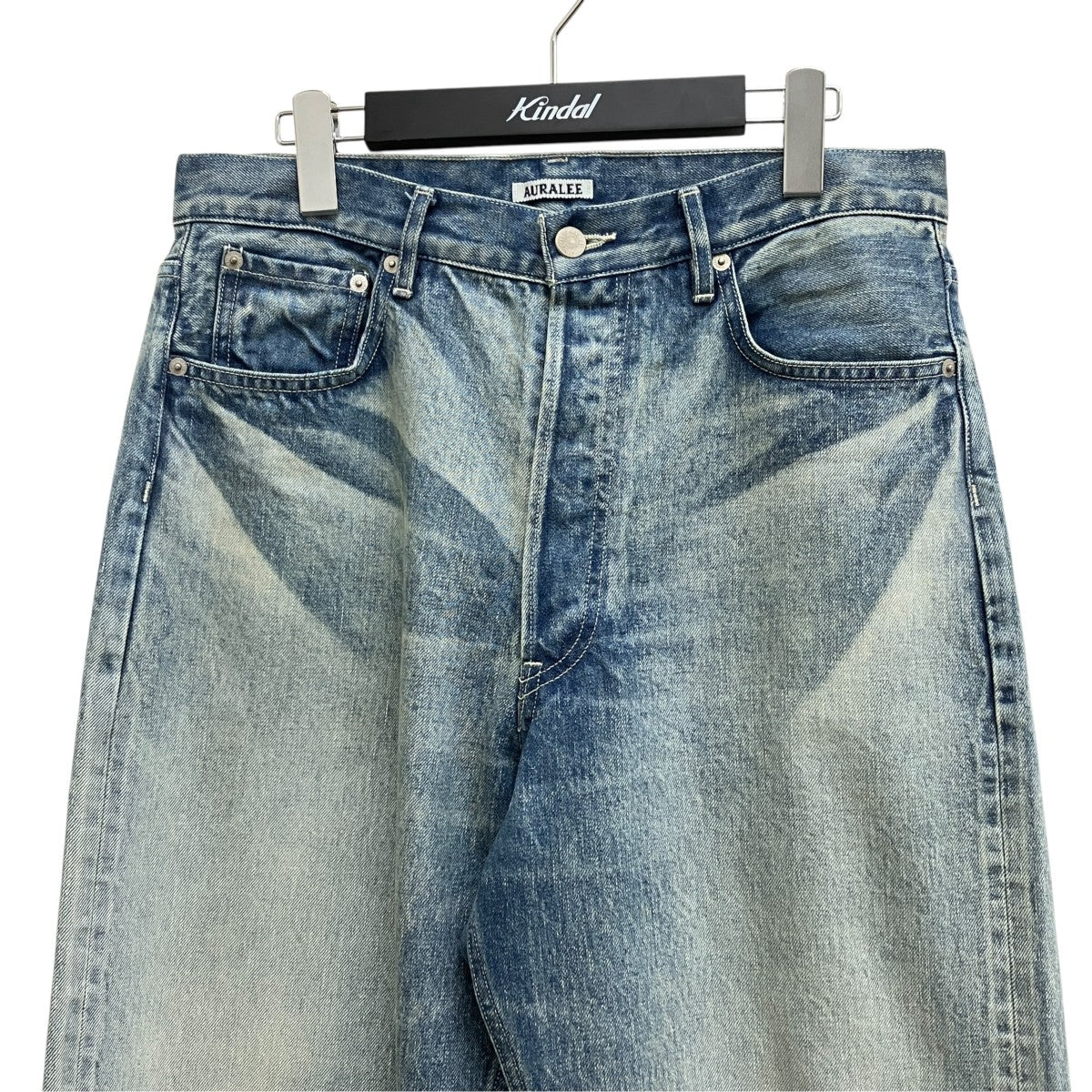 SELVEDGE FADED HEAVY DENIM WIDE PANTS ／A25AP03DH