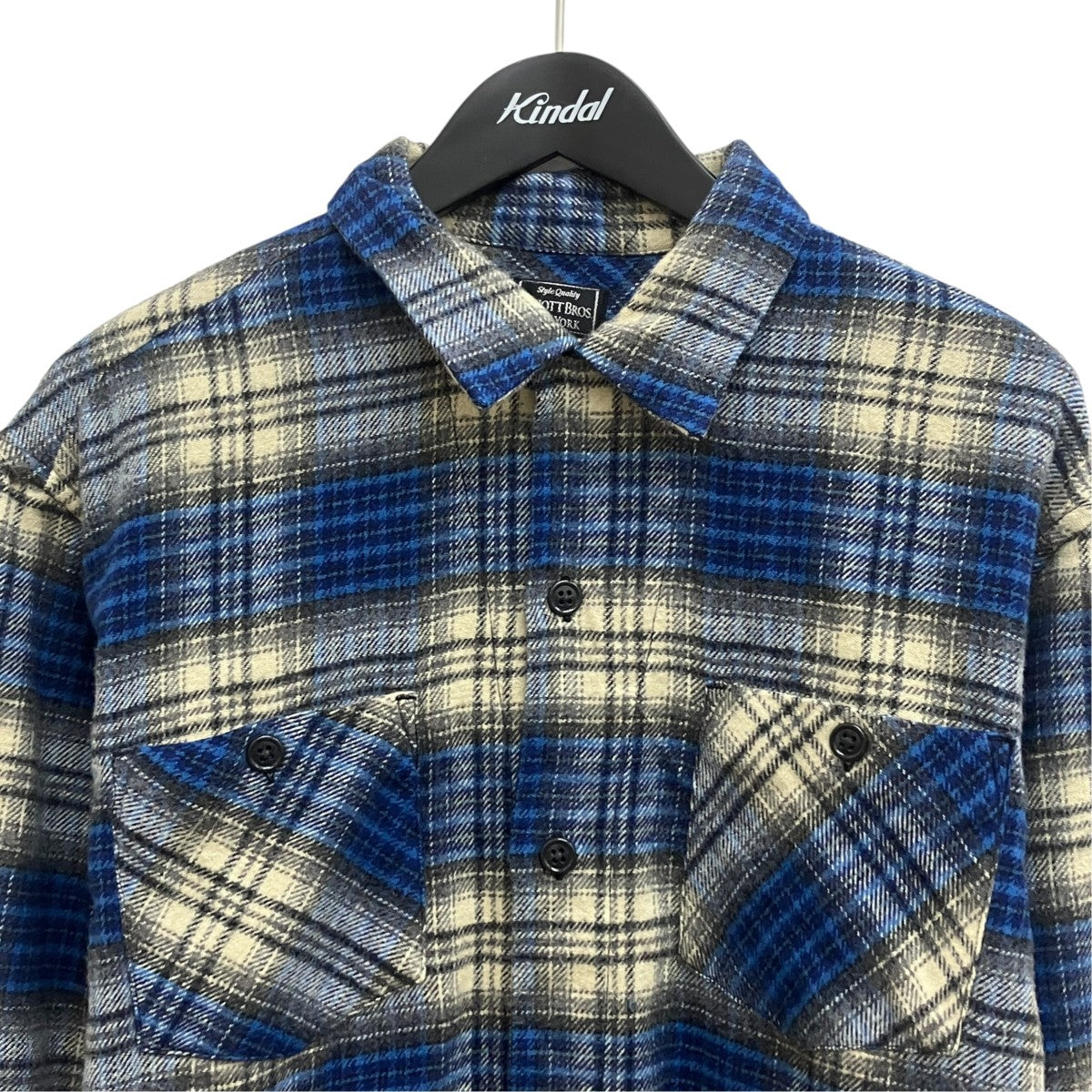 VINTAGE NEL PLAID長袖シャツ3195047