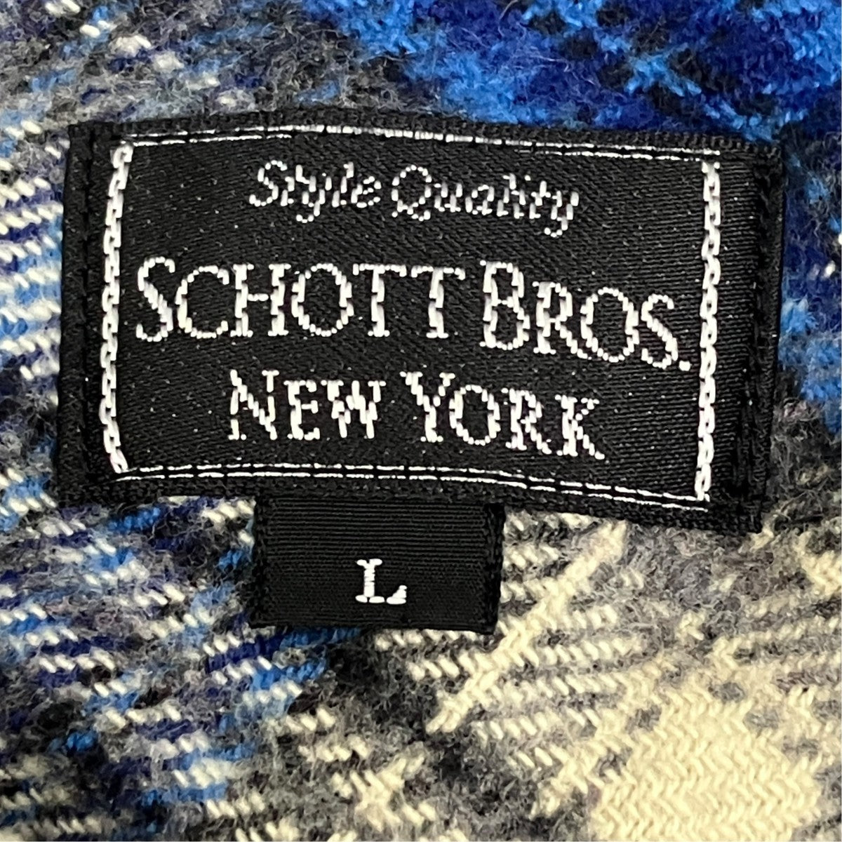 VINTAGE NEL PLAID長袖シャツ3195047