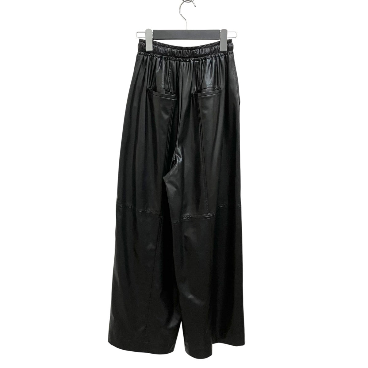 23AWSynthetic Leather Voluminous Wide Pantsフェイクレザーパンツ31232465204