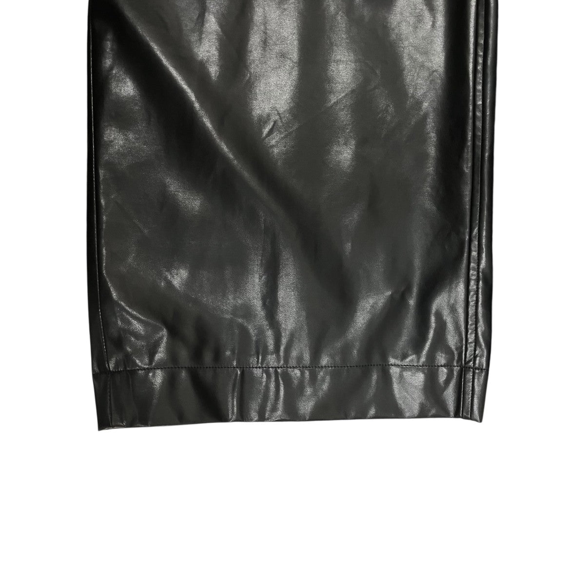 23AWSynthetic Leather Voluminous Wide Pantsフェイクレザーパンツ31232465204