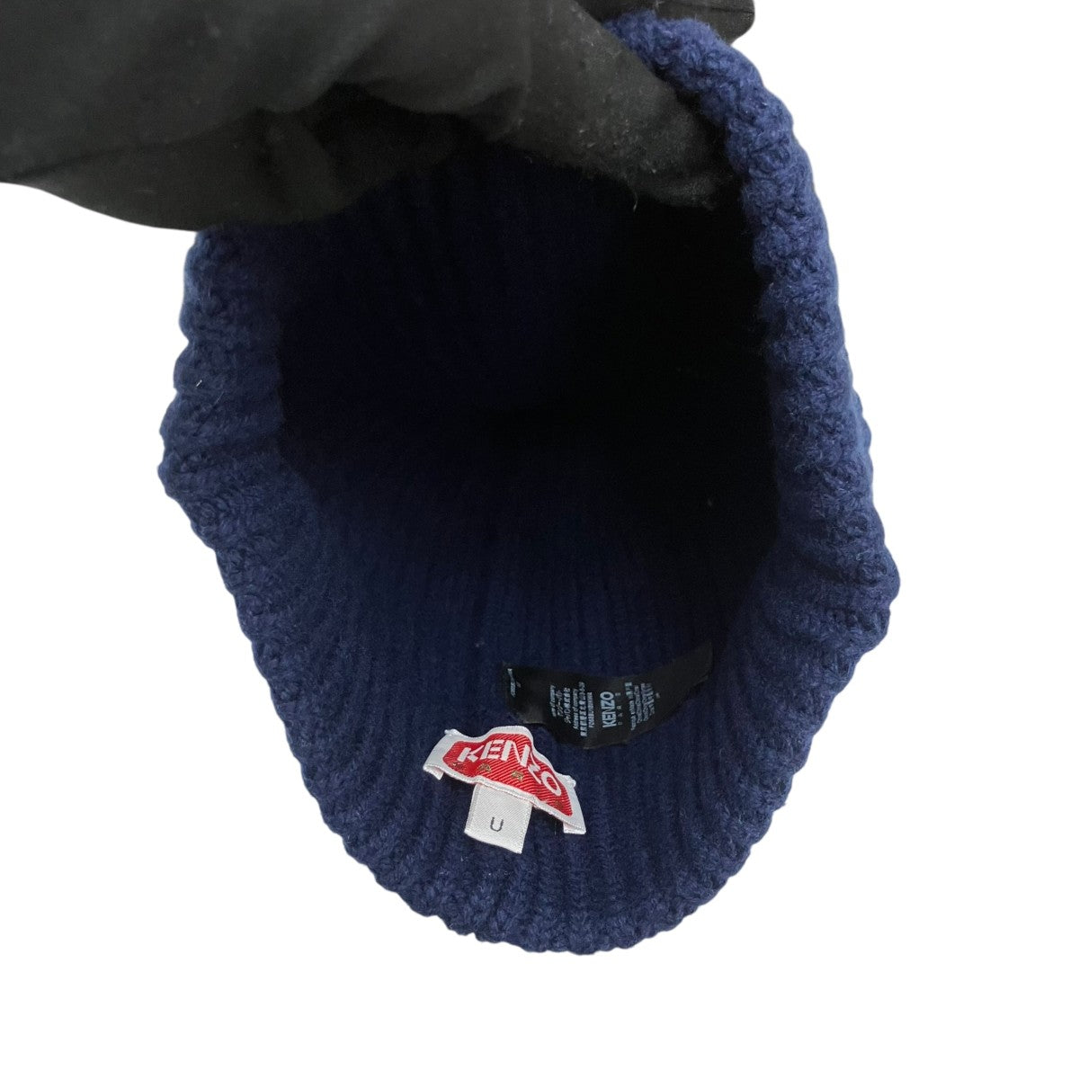 Logo Beanieニット帽FD68BU180KWA